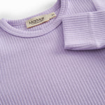 Lilla langærmet baby bodystocking i modal