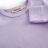 Lilla langærmet baby bodystocking i modal