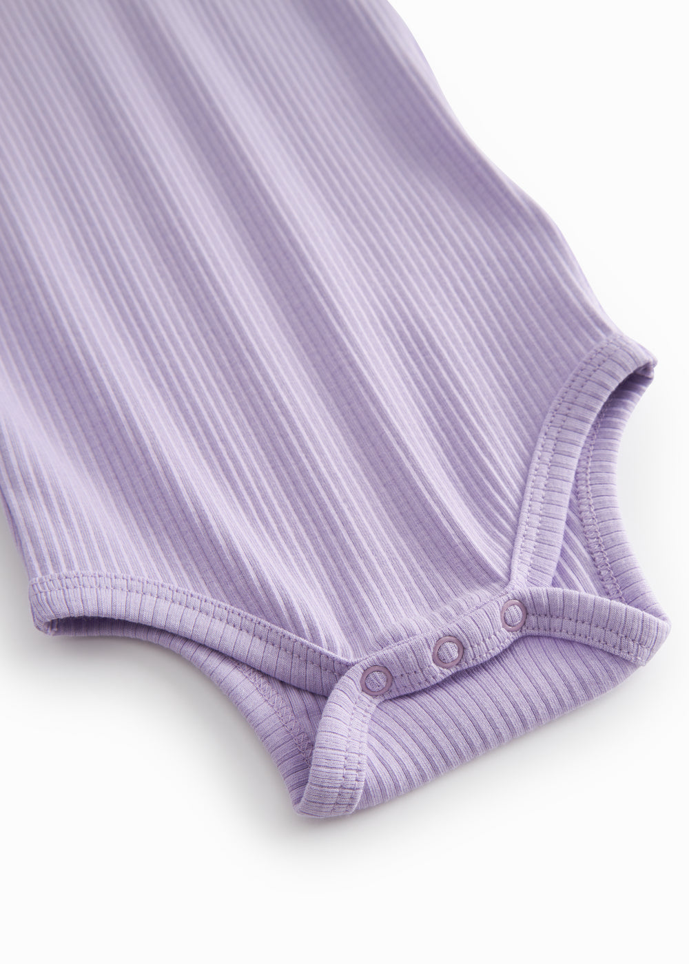 Lilla langærmet baby bodystocking i modal