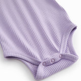 Lilla langærmet baby bodystocking i modal