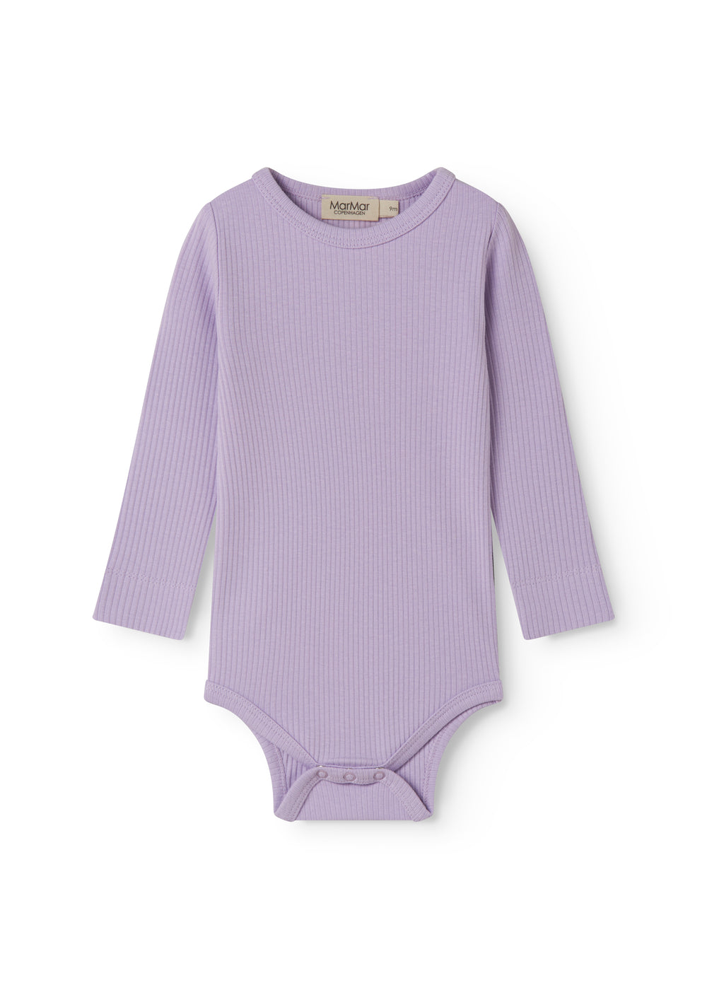 Lilla langærmet baby bodystocking i modal