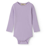 Lilla langærmet baby bodystocking i modal
