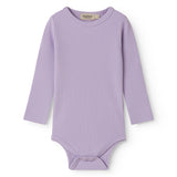 Lilla langærmet baby bodystocking i modal
