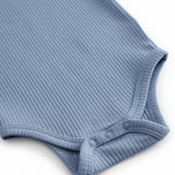 Lyseblå langærmet baby bodystocking