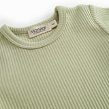 Lysegrøn kortærmet baby bodystocking