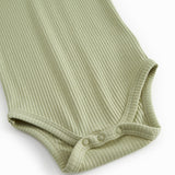 Lysegrøn kortærmet baby bodystocking