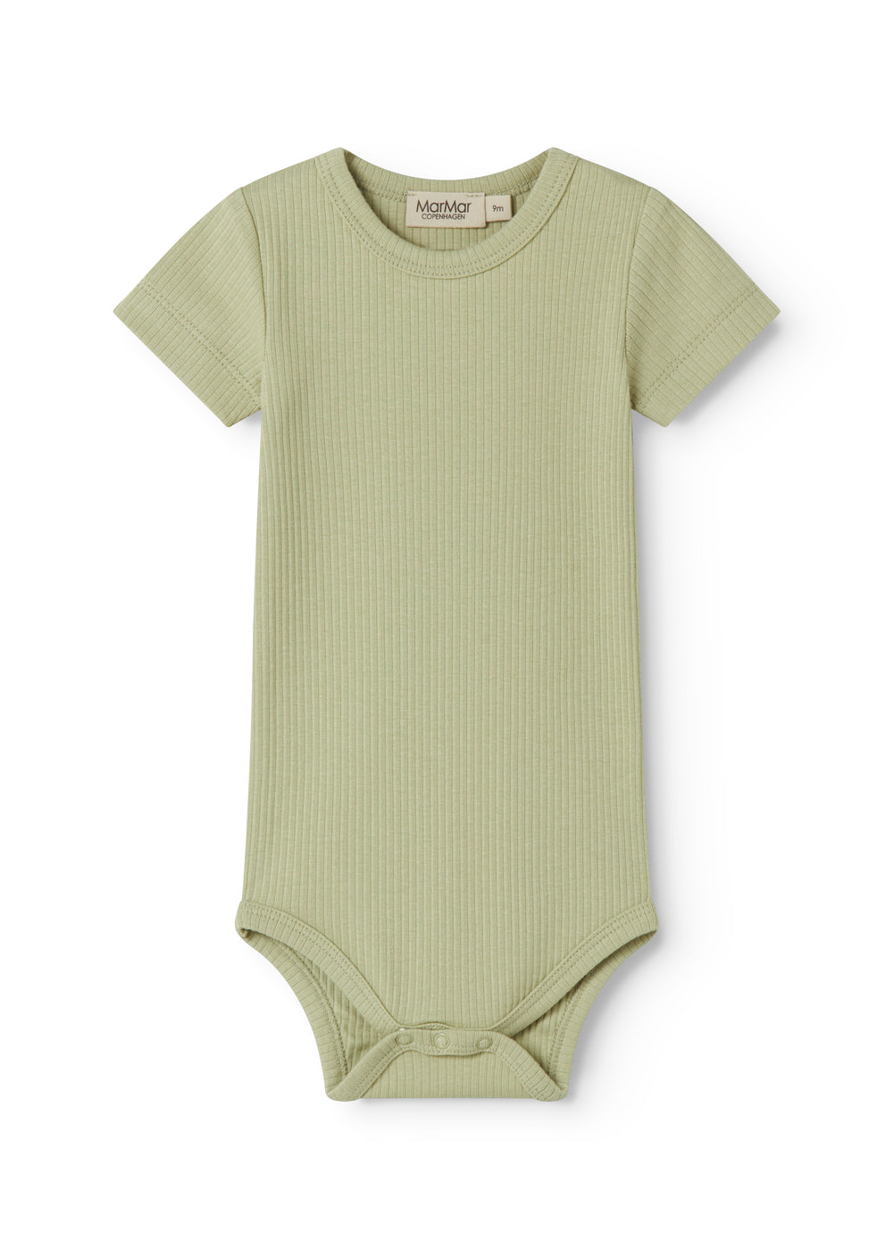 Lysegrøn kortærmet baby bodystocking