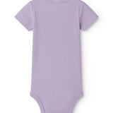 Lilla kortærmet baby bodystocking i modal