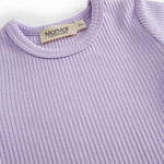 Lilla kortærmet baby bodystocking i modal