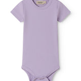 Lilla kortærmet baby bodystocking i modal