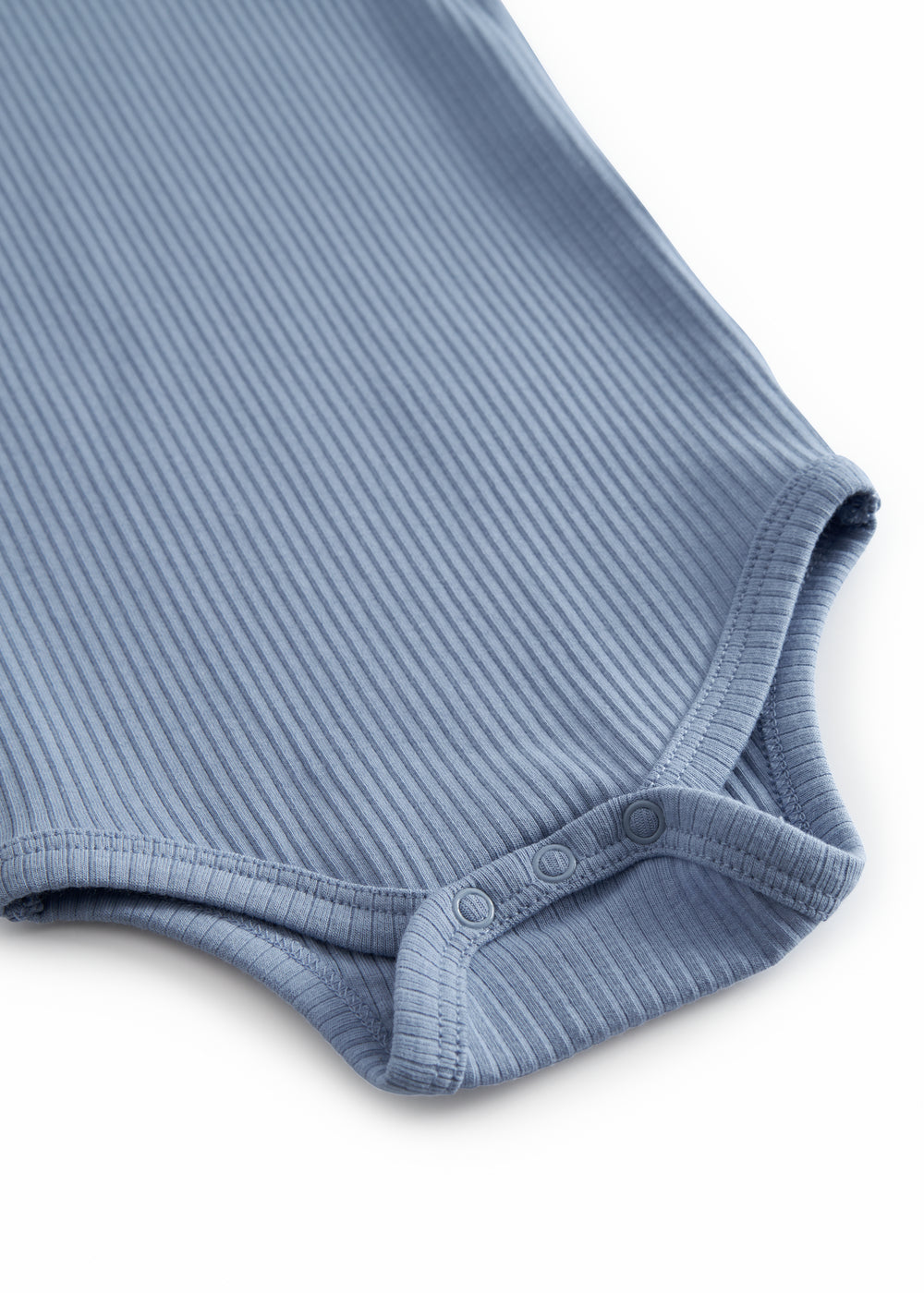 Lyseblå modal baby bodystocking uden ærmer