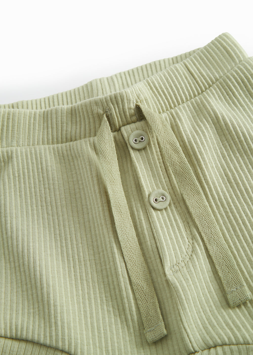 Lysegrøne baby bloomers med stolpe knaplukning