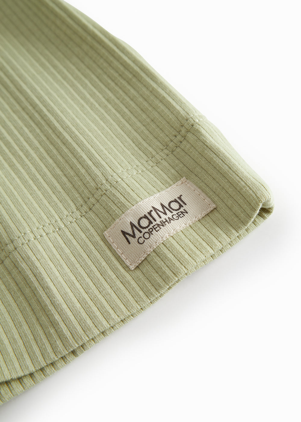 Langærmet lysegrøn modal baby cardigan med knapper