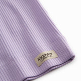 Modal ribstrikket undertrøje til børn i lila nuance med stolpe knaplukning