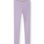 Lilla ribstrikket modal leggings til børn