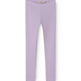 Lilla ribstrikket modal leggings til børn