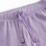 Lilla ribstrikket shorts til børn