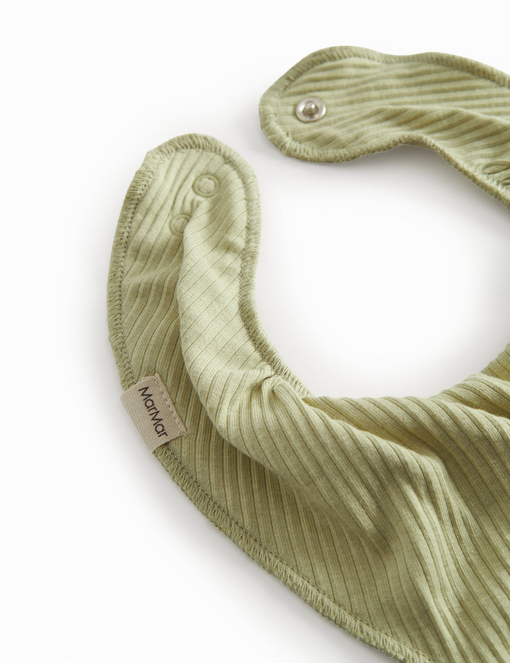 Lysegrøn salvesmæk til baby med trykknap