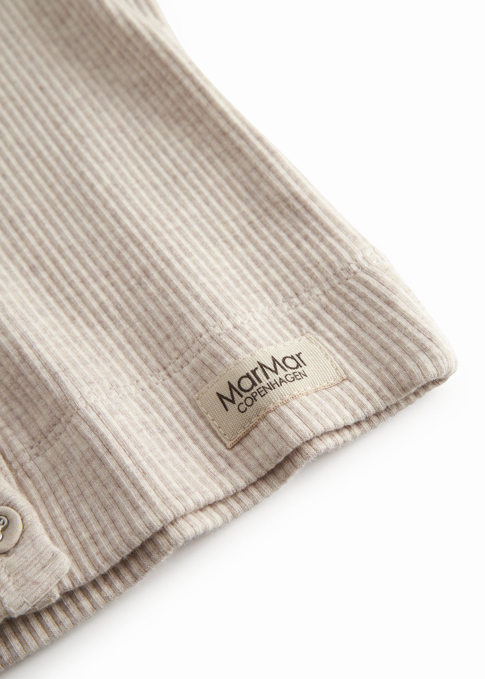 Langærmet beige modal cardigan til baby