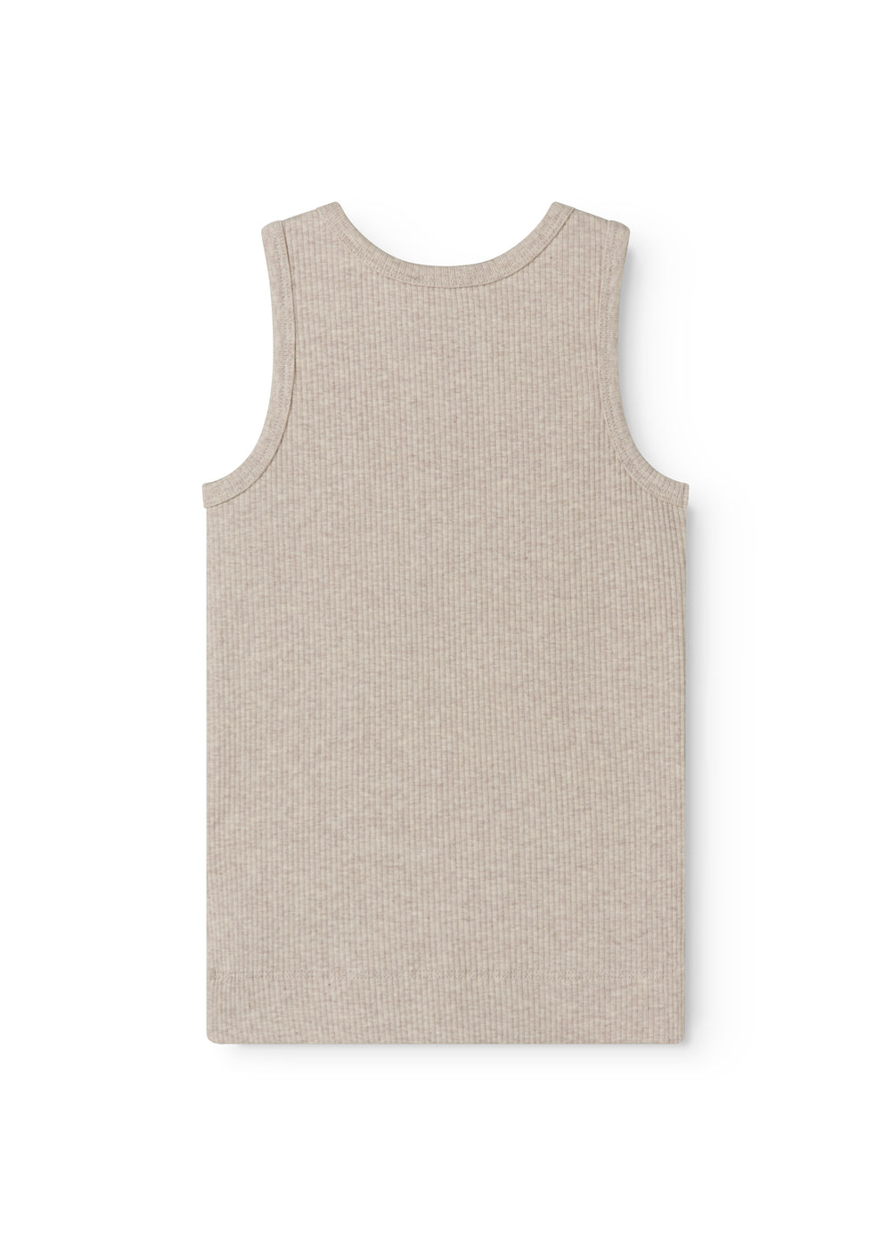 Sleeveless - Top, Light Beige Mel.