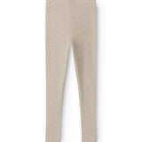 Beige modal leggings til baby og brn
