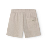 Beige Baby modal shorts med bred elastik og bindebånd i taljen