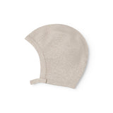 Beige baby modal hue med trykknap