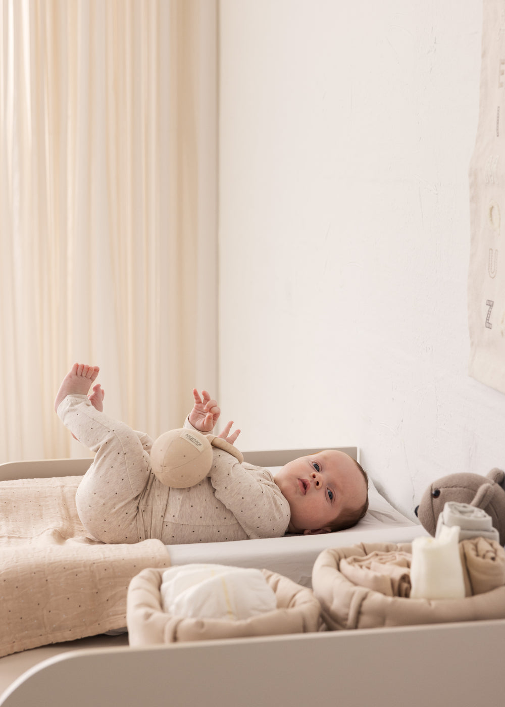 Piva - Bukser, Beige Mel Dot