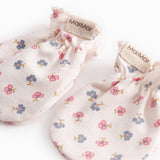 Baby luffer med blomster print
