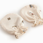 Baby luffer med tog print