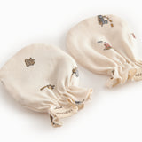 Baby luffer med tog print