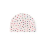 Baby hue til nyfødt med blomstermønster