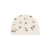 Baby hue til nyfødt med tog print