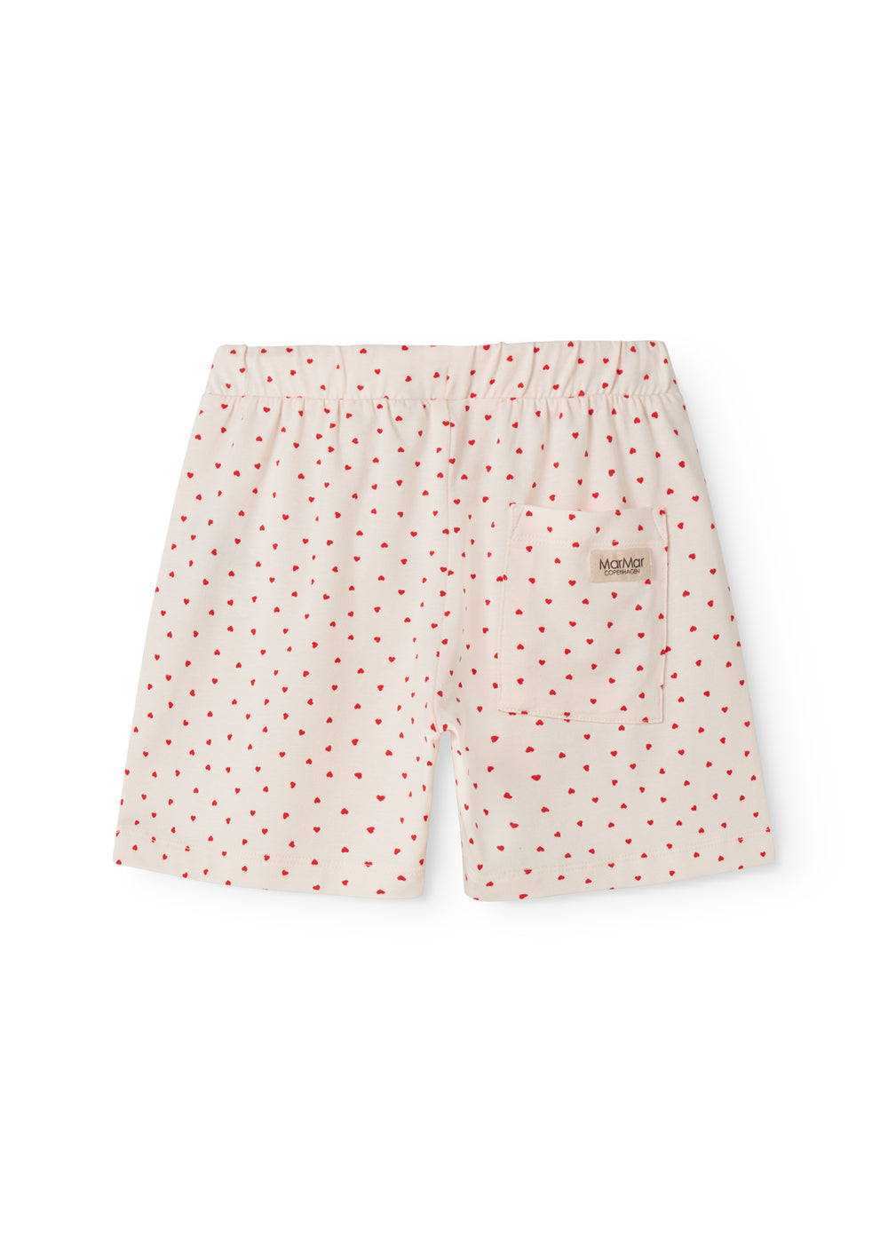 Shorts til børn med fint hjerte print