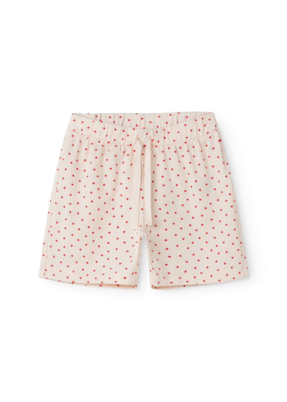Shorts til børn med fint hjerte print
