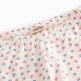 nattøj sæt til børn med blomster print