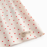 Stropkjole til børn uden ærmer og med et fint hjerte print