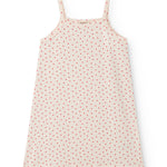 Stropkjole til børn uden ærmer og med et fint hjerte print