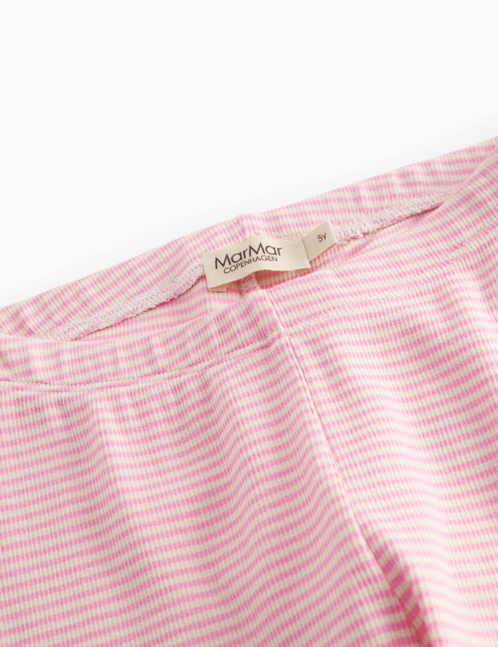 Leggings til børn med lyserøde striber