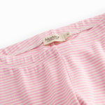 Leggings til børn med lyserøde striber