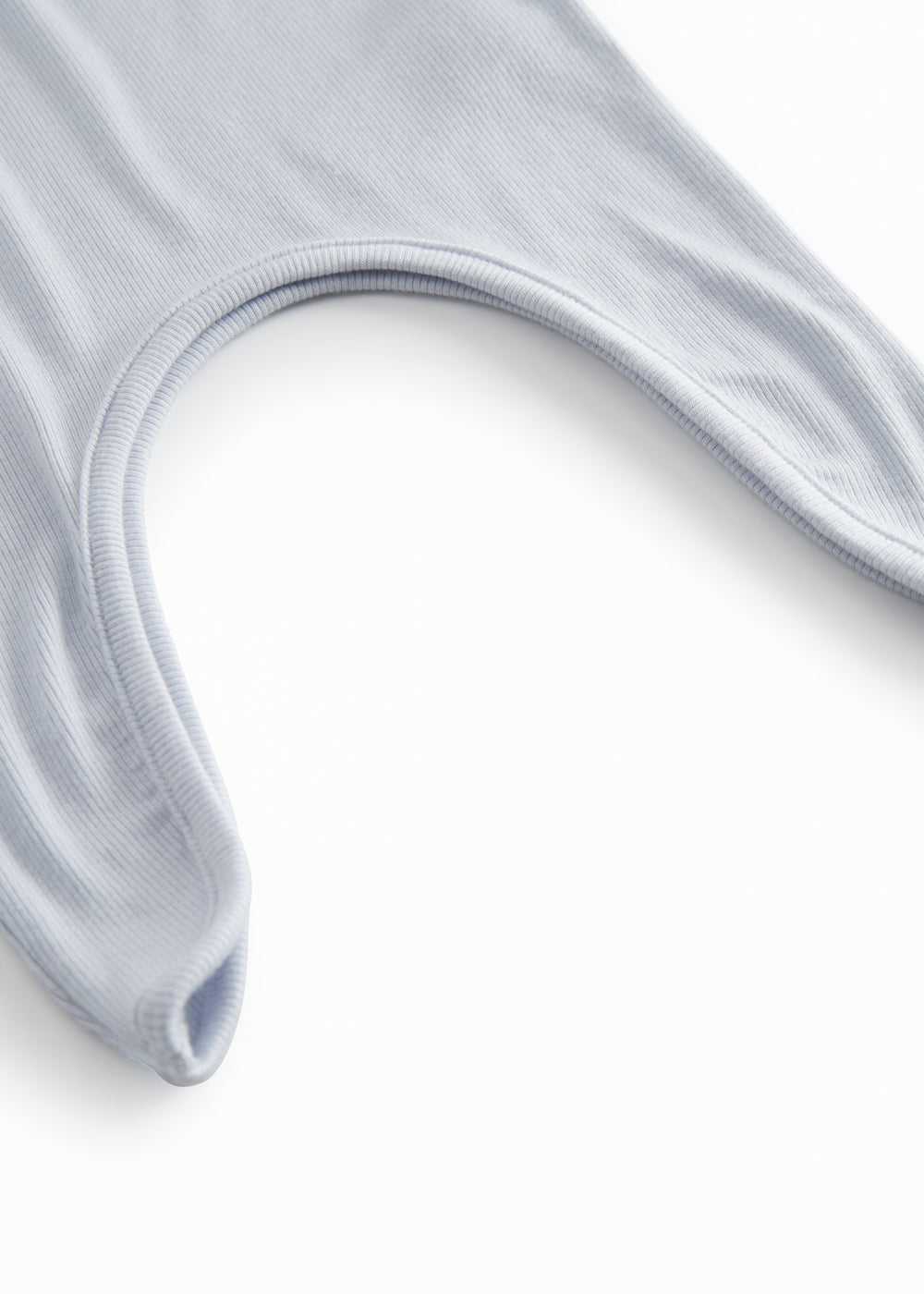 Lyseblå langærmet heldragt til de nyfødte