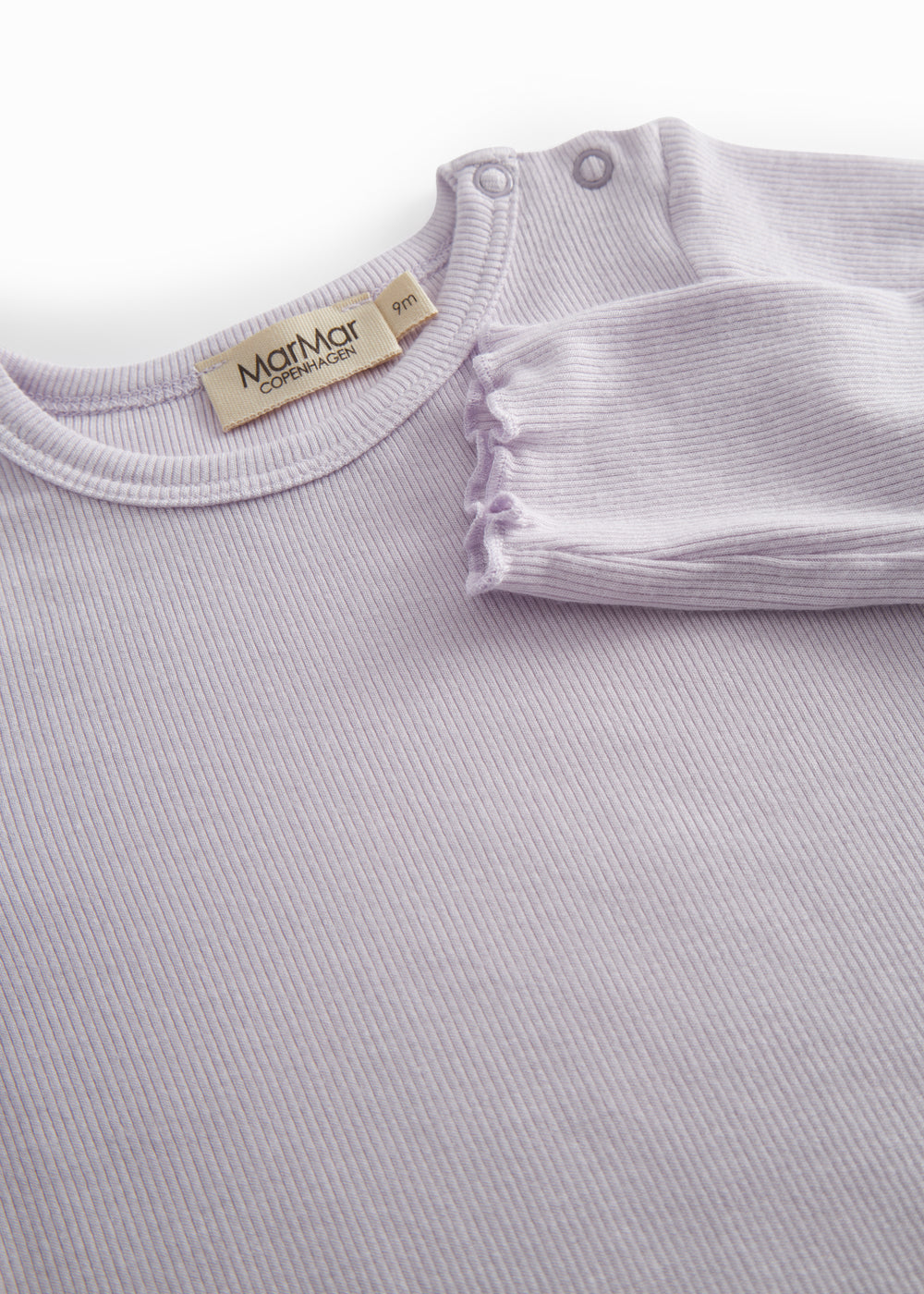 Lys lilla langærmet baby bodystocking