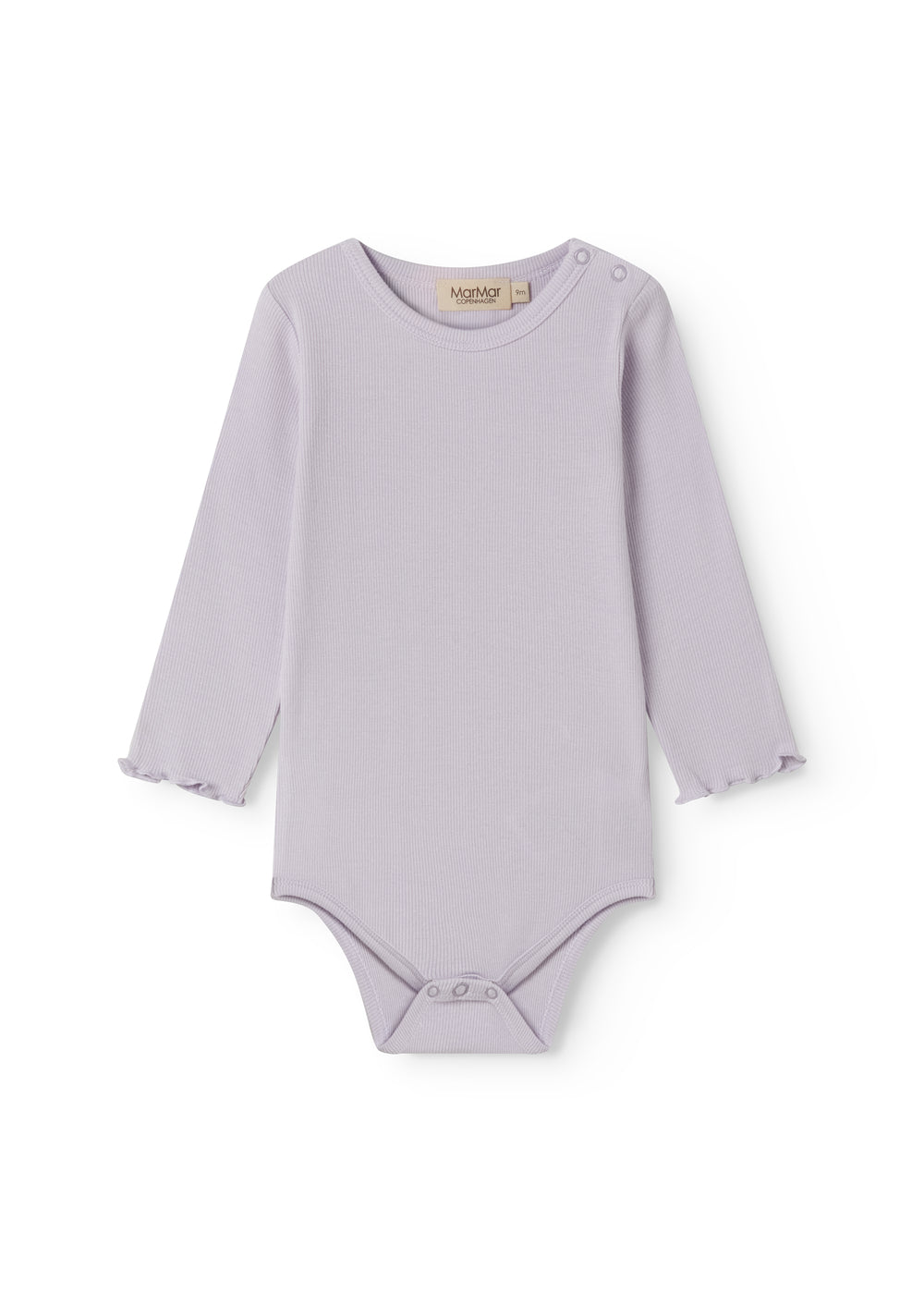 Lys lilla langærmet baby bodystocking