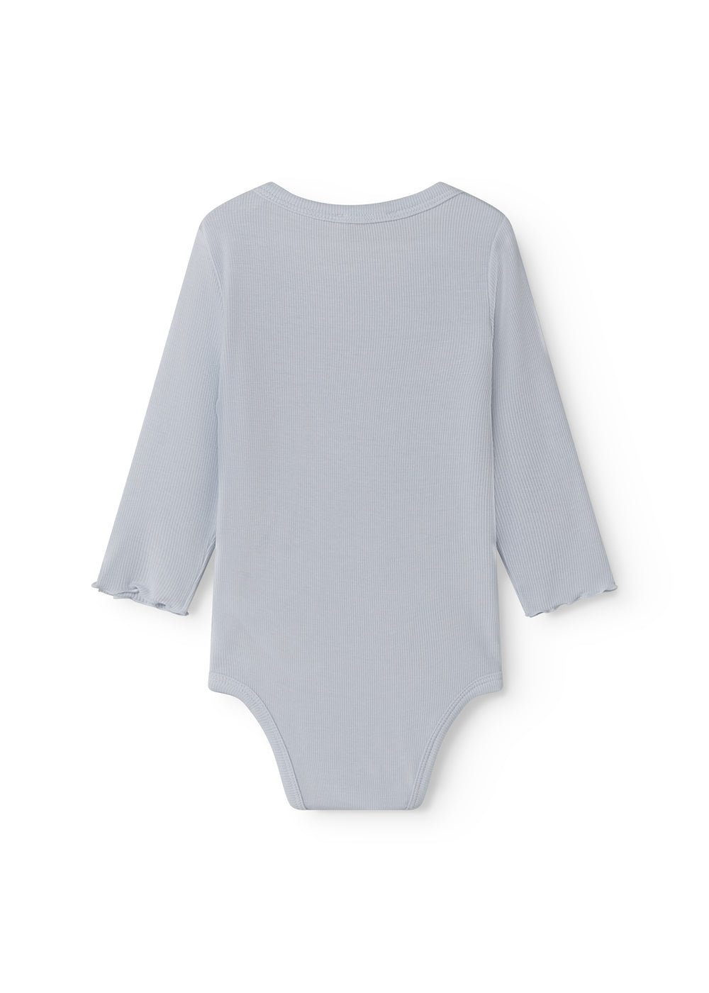 Lyseblå langærmet baby bodystocking