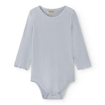 Lyseblå langærmet baby bodystocking