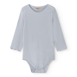 Lyseblå langærmet baby bodystocking