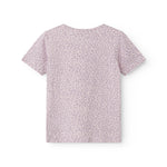 Lilla kortærmet leopard t-shirt til børn