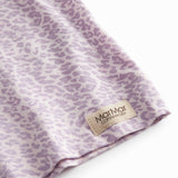 Lilla kortærmet leopard t-shirt til børn