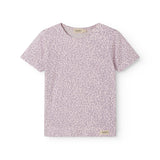 Lilla kortærmet leopard t-shirt til børn