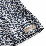 Blå kortærmet leopard t-shirt til børn